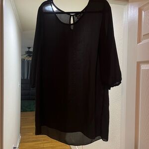 Rue21 Black Sheer Blouse